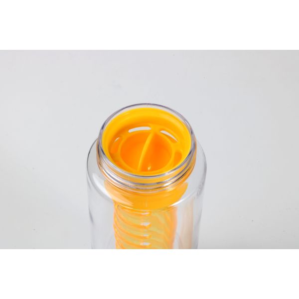 Plastic Cup Outdoor Sports Water Bottle Lemon Gadget Fruit Cup Juice Cup GRS Certified Multi-functional