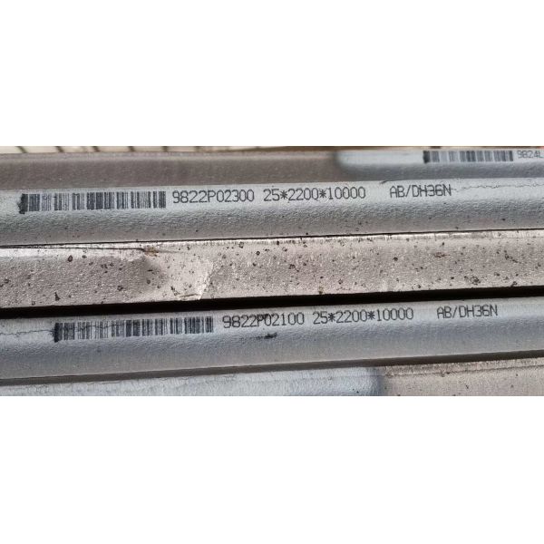 Placa de acero de envío de alta resistencia AH36/DH36/EH36 1.5-100 milímetros de grueso