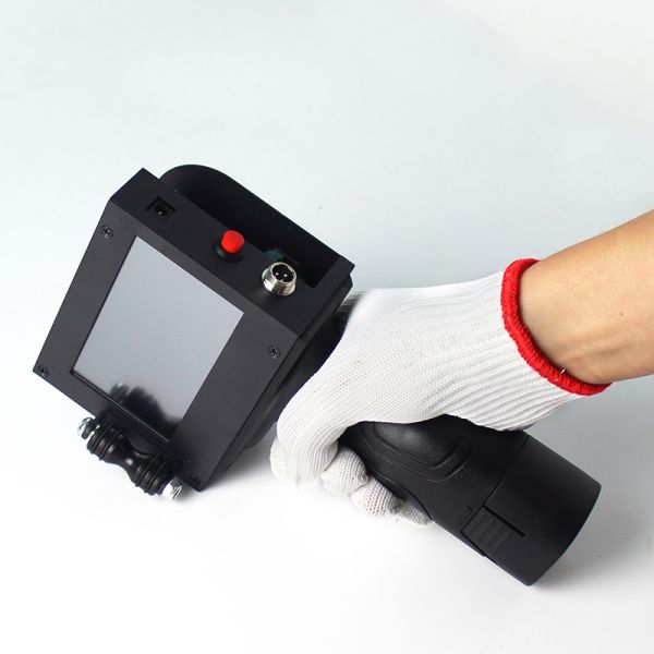Handheld Inkjet Printer Eco Solvent Printer For Assembly Line 1-12.7mm Print Dimension