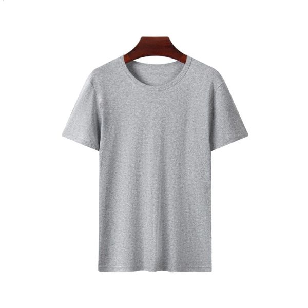 Sports Plain T Shirts in Bulk Mens O-neck T-shirts Fabric Type Knitted Item No. 180