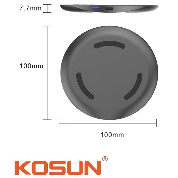 7MM 5V2A 5W QI Wireless Charger Pad Round