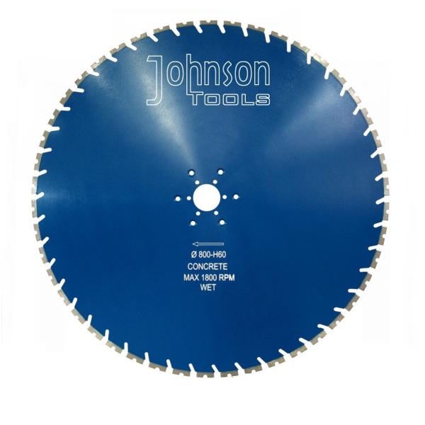 o corte de 800mm Diamond Wall Saw Blades For reforçou concreto