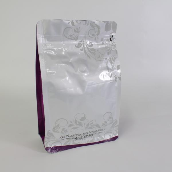 OEM Logo Coffee Stand Up Pouch With Easy Tear Zipper Moisture Proof
