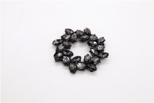 Colorful High Grade Rhinestone Women'S  Shoe Accessories Clips SGS Certificate
