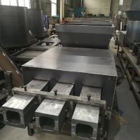 A Triplo-cabeça de Tunísia pressionou a máquina do bloco da pálete dos aparas de madeira
