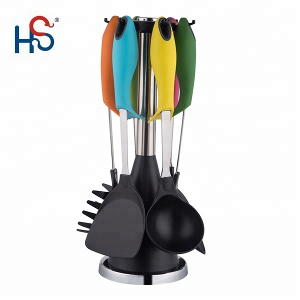 Stainless Steel Kitchen Cooking Spoon Stand Silk Printing Logo for Household Items