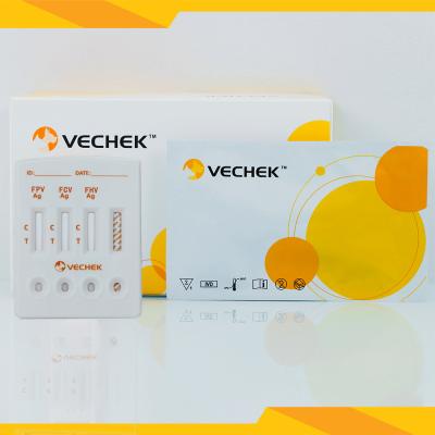 Feline FPV FCV FHV Antigen Combo Rapid Test Cassette Feces Secretions