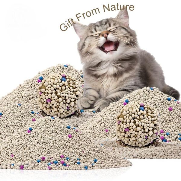 Dust Free Bentonite Cat Litter with Strong Clumps and Enhanced Odor Elimination
