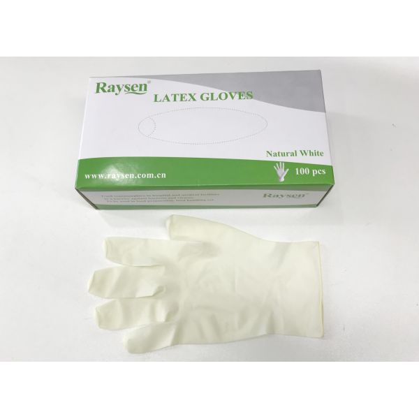 Extra Small Powder Free Latex Gloves Latex Medical Examination Gloves