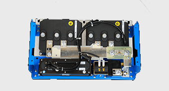 Counterbalance Electric Forklift Truck Four Wheeled 3000mm 2.0 - 2.5 Tons