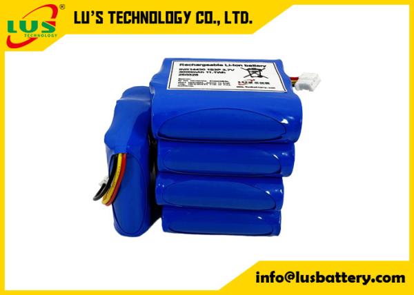 INR14430 3.7V 3000mah リチウムイオン電池 1S3P リチャージ可能なリチウムイオン電池パック オーダーメイド