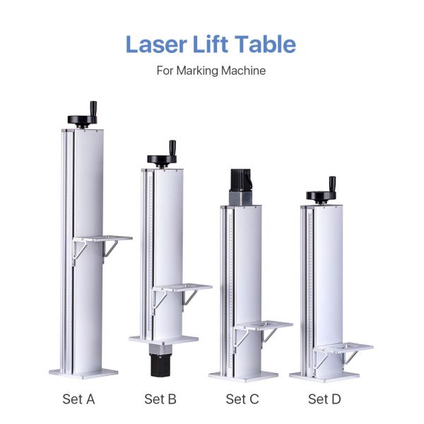 Marking Machine Laser Spare Parts , Electric 50cm Lifting Stand Column