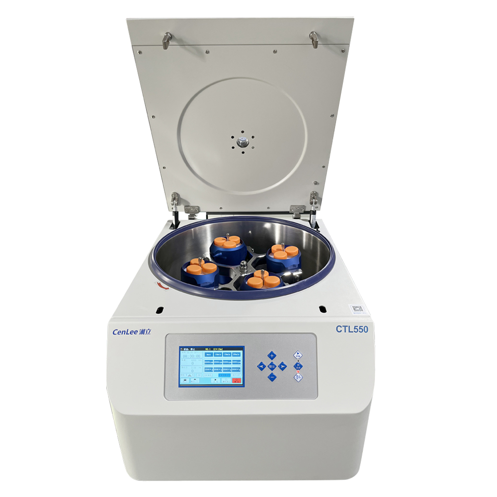 CTL550 5500rpm Low Speed Large Capacity Centrifuge 4x750ml 4x500ml with Adapters Cocktail Bar Purification Centrifuge Machine