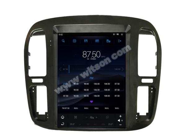 12.1 Screen Tesla Vertical Android Screen For Toyota Land Cruiser 100 LC100 Lexus LX470 1998-20022 Car Multimedia Stereo GPS Carplay Player