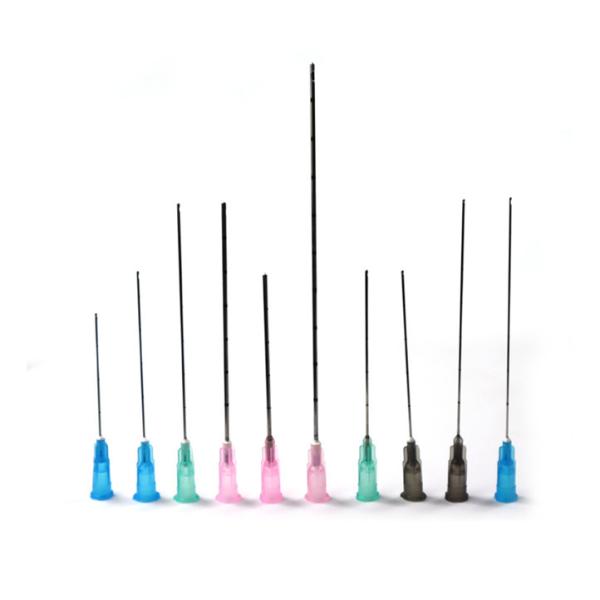 Hypodermic Disposable Micro Cannula Needle Blunt Tip With Flexible Stainless Steel