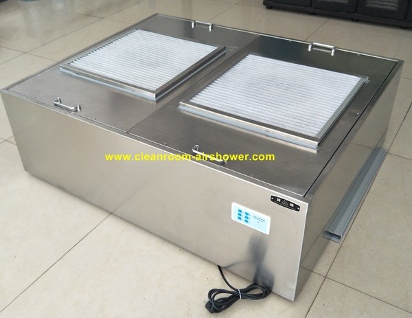 SS304 Блок фильтра вентилятора Класс 100 Чистая шкаф для одежды Laminar Flow Hood FFU Наверх