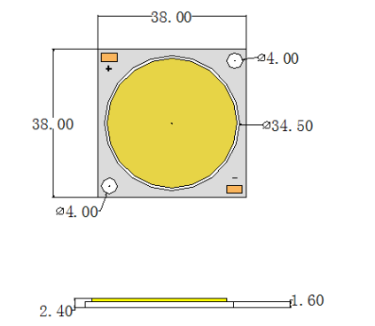Чип LED COB полный спектр 100W 150W 200W 300W 500W 3835 Высокий выходной сигнал люмена