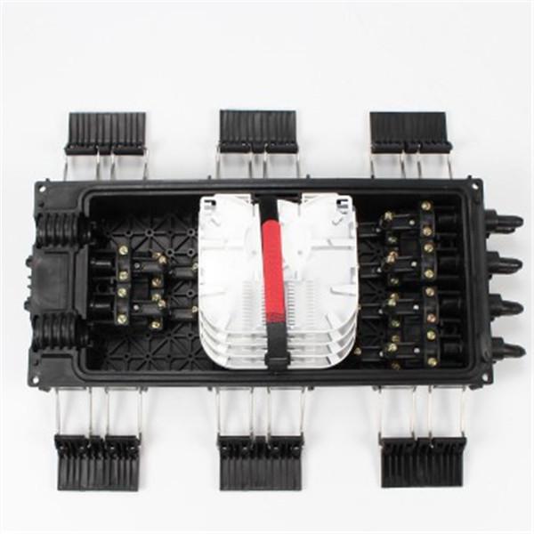 Six Cable Entry Ports Fiber Optic Splice Closure For HX-A Telecommunication Equipment