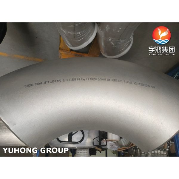 ASTM A403 WP316L-S Fitting Elbow, Stainless Steel Seamless Pipe Elbow