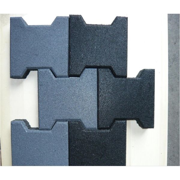 50*50cm Rubber Sports Flooring Thickness15-40mm Weight 3.6kg-8.4kg