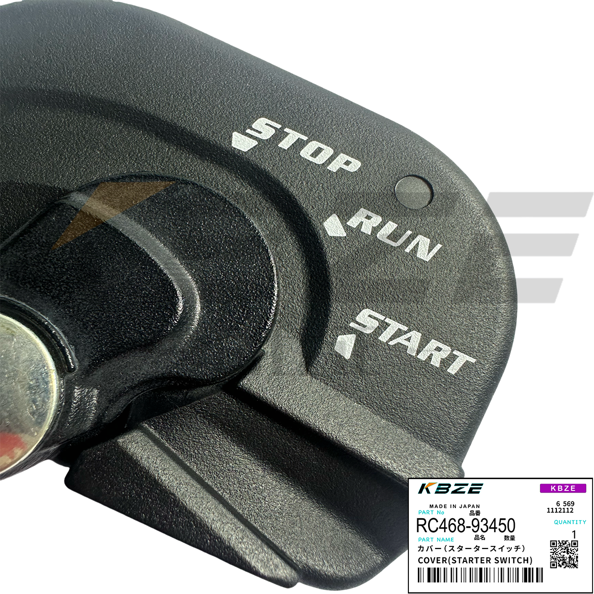 KBZE RC468-93450 KUBOTA COVER STARTER SWITCH FOR U15 U45 U55 KX41 KX57 KX161 EXCAVATOR