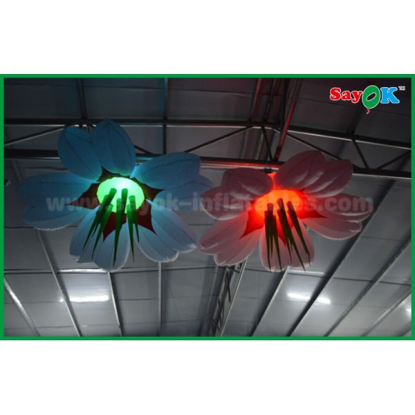 La décoration gonflable d'éclairage d'étape de mariage a mené épouser la fleur gonflable