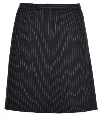 Striped Women's Fashion Skirts Short Style With D-ring Buckle In Waist