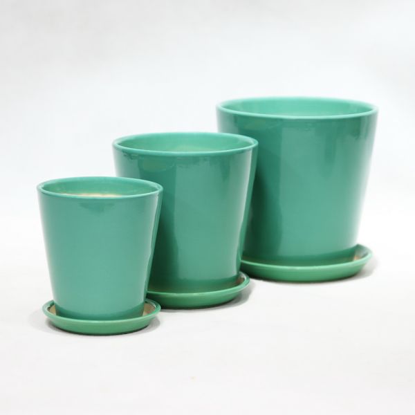 Garden Glossy Ceramic Plant Holders For Effortless Indoor Decor