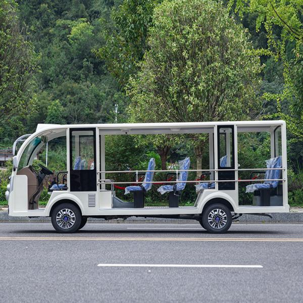 Amusement Park 7.5kw Ac Motor Drive Electric Shuttle Bus 23 Persons Electric Sighsteeing Car With Bus Seater