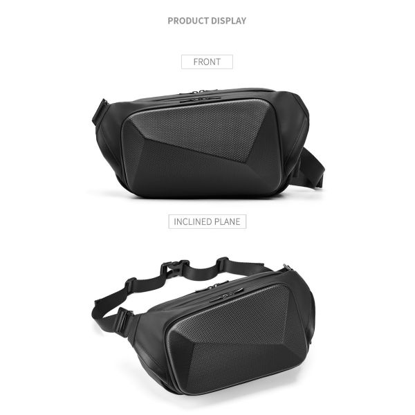 Фабрика оптовой заказ спортивный водонепроницаемый новая мода случайный противоугонный кроссбоди слинга сумка грудь мужской слинга сумка