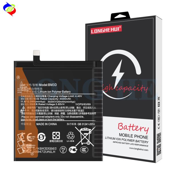 Аккумулятор для мобильных телефонов для Xiaomi MI 8SE BM3D Оригинальная емкость 100% здоровье