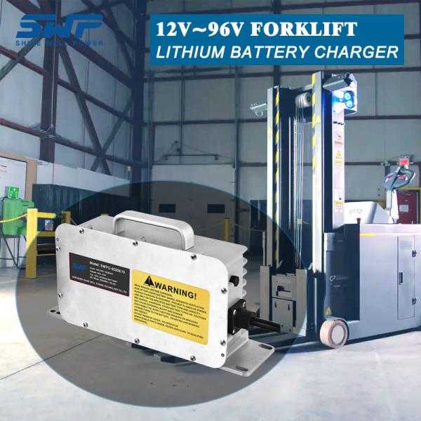 SWPC2200 Series Charger With Fast Charging And 1 Port Lithium Forklift Battery Charger