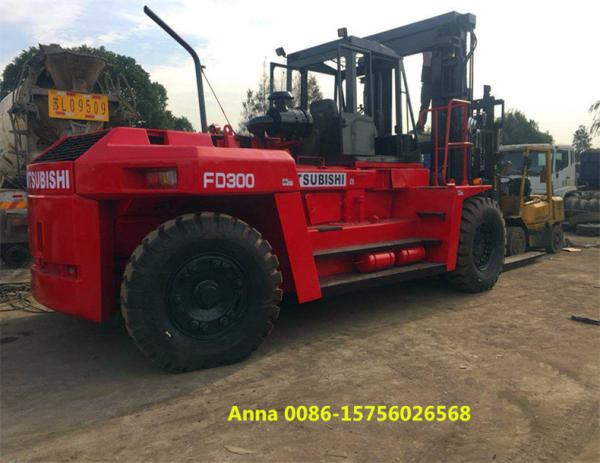 Flexible Used Industrial Forklift , Mitsubishi 6D24 Used Counterbalance Forklift