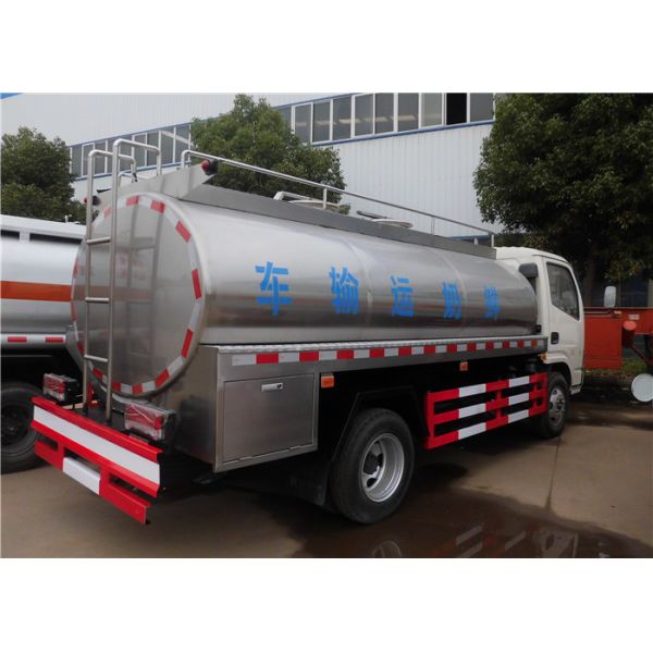 Уилер Донфенг 6 изолировал тележку доставки 8000Л молока - 10000Л одобренный ИСО 9001