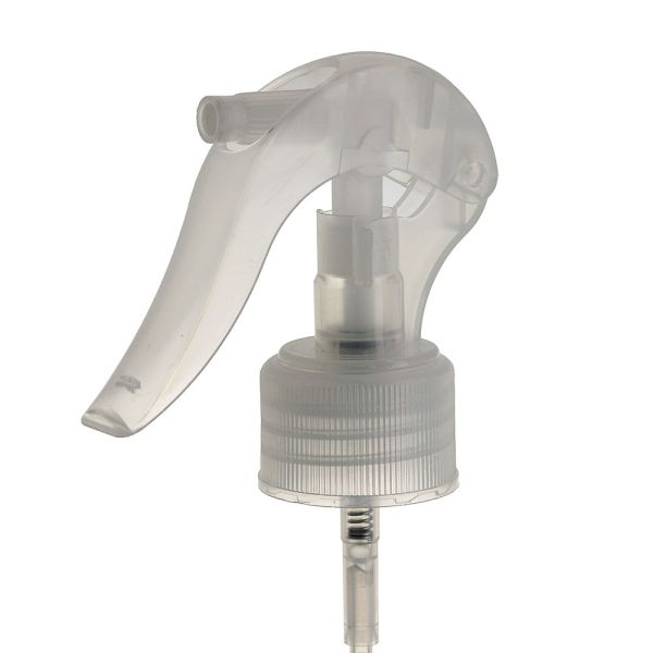 White Hand Held Trigger Sprayer Pump For Cosmetics 24/410 28/410
