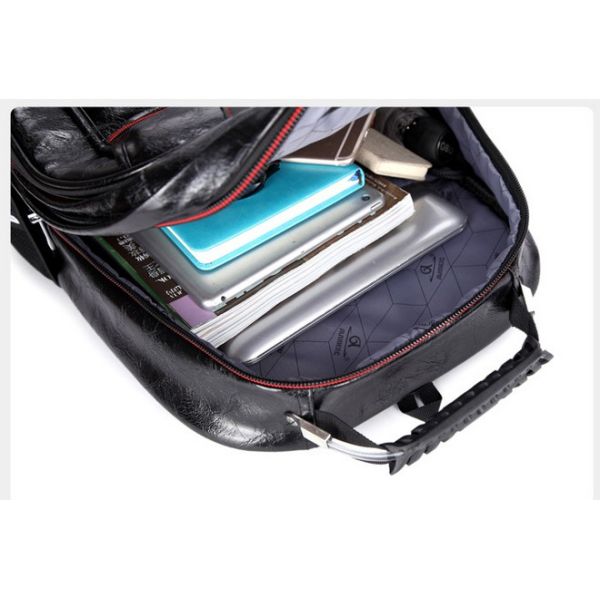 2016 new shoulder bag man pu Pio US College Wind leisure backpack travel bag tide