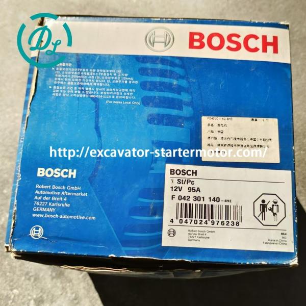 F042301140 0120484011 A187623 A18763 Excavator Alternator 12V 95A