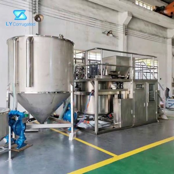 Машина рифленого картона 22KW, машина одиночного бочонка SUS304 слипчивая делая