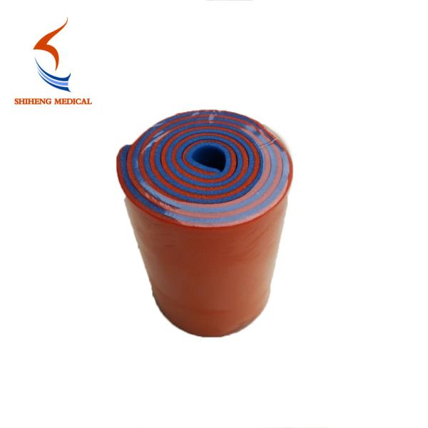 High quality orange high polymer foam first aid  roll splint China manufacturer