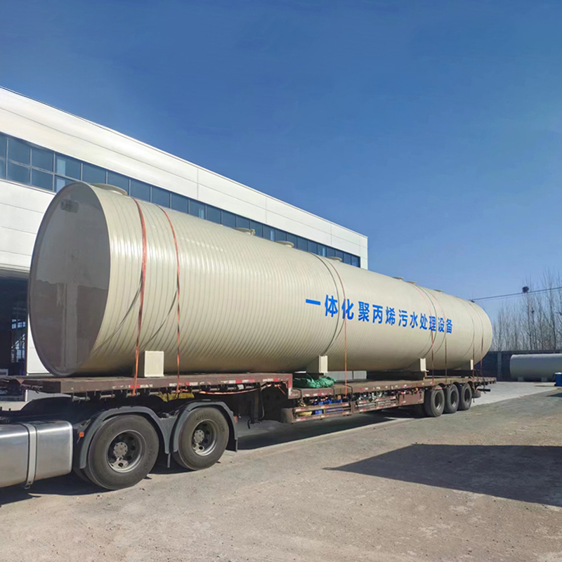 100 M3/day Treatment Capacity PP Sewage Treatment Equipment with Modular Design