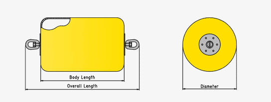 Single Point Mooring System Use General Surface Chain Support Buoy