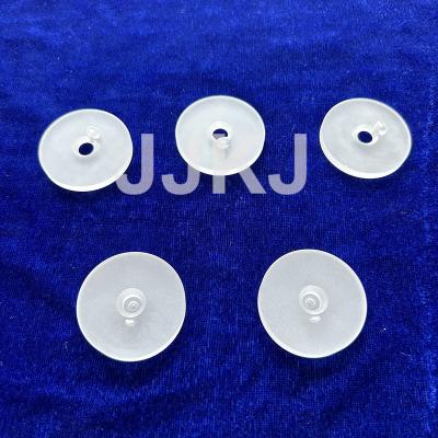 Vidro de safira de cristal único de forma personalizada, com furo 9,0 de dureza