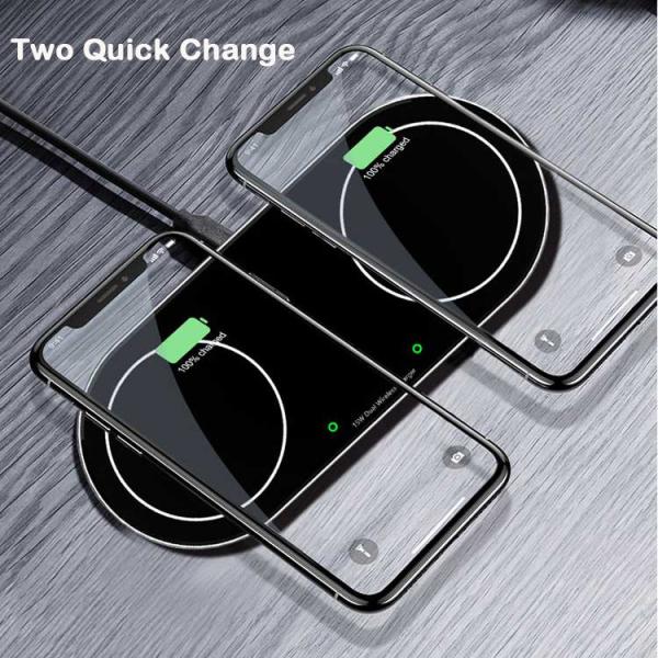 Aluminium Alloy Portable QI 2.25A 30W Wireless Charging Pad
