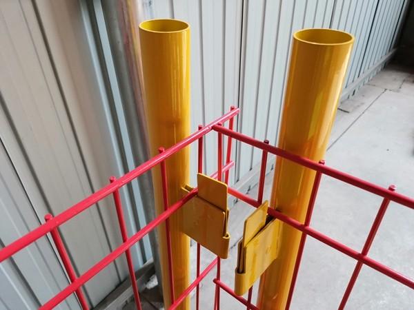 O Pvc do ferro revestiu barreiras Mesh Walls/eixos provisórios da proteção de borda