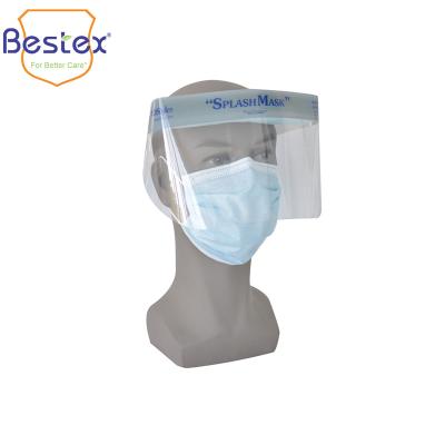 Surgical Mask Medical PET Fogproof Clear Face Visor