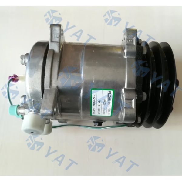 Black Air Conditioner Compressor Assy 4130000420 for LG936 LG946 LG956 Wheel Loader