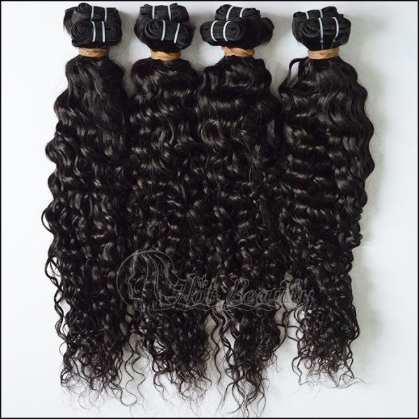 Deep Wave Indian Non Remy Human Hair Weaving Nautral Color OEM ODM