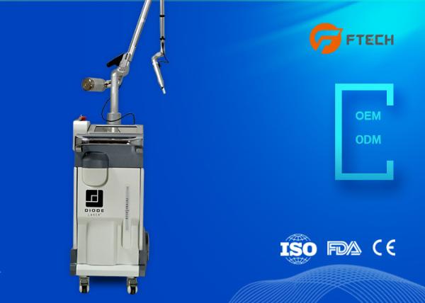 White 2940nm Ultrasonic Beauty Machine IPL Diode Q Switched RF Laser