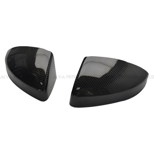 Side Mirror Left Cover Dry Carbon Fiber OEM Type Fitment Excellent Audi R8 2020 Plus Replacement Accessory