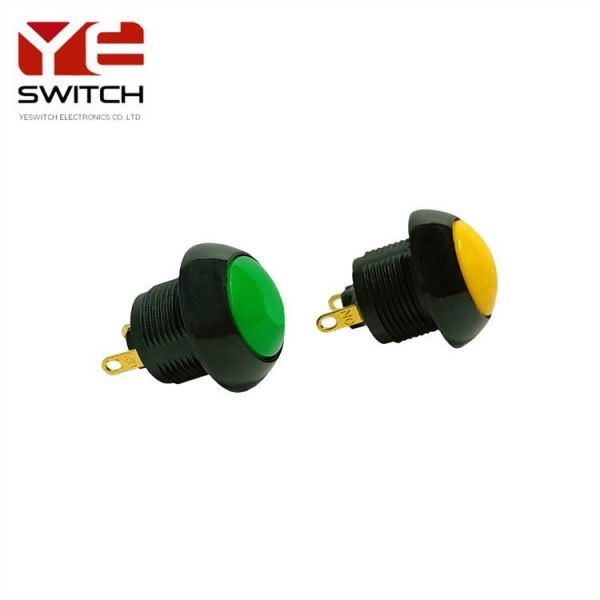 28VDC 5A ABS Automotive Push Button Switch 12mm IP67